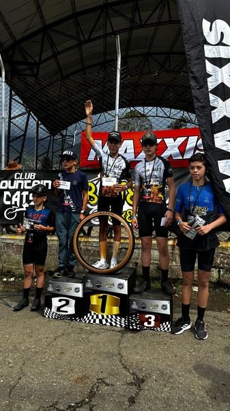 Podio de ciclistas de Tourmalet - primeros lugares